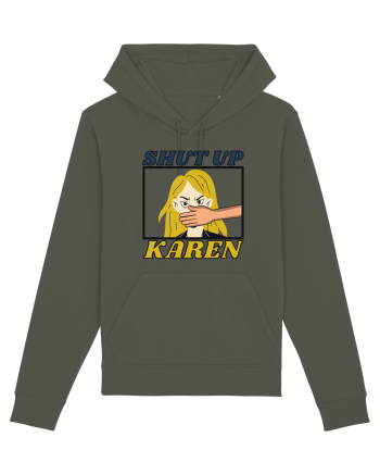 Shut Up Karen Meme Khaki