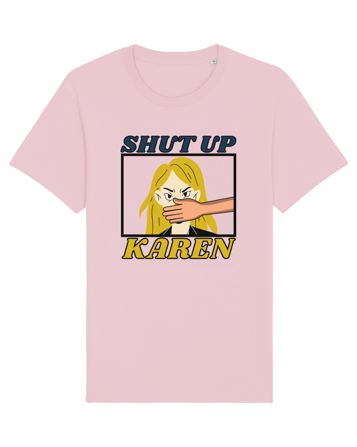 Tricou mânecă scurtă Unisex Rocker Cotton Pink