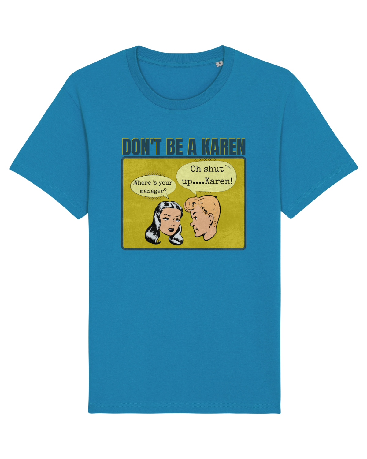 Tricou mânecă scurtă Unisex Rocker Azur