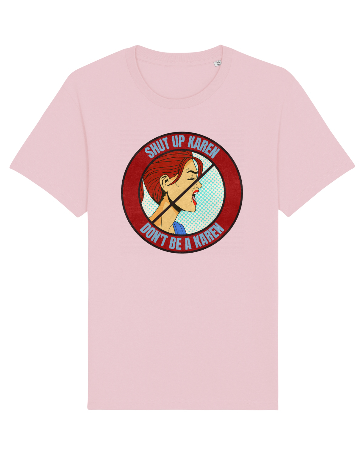 Tricou mânecă scurtă Unisex Rocker Cotton Pink