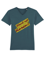Shut Up Karen Meme Tricou mânecă scurtă guler V Bărbat Presenter