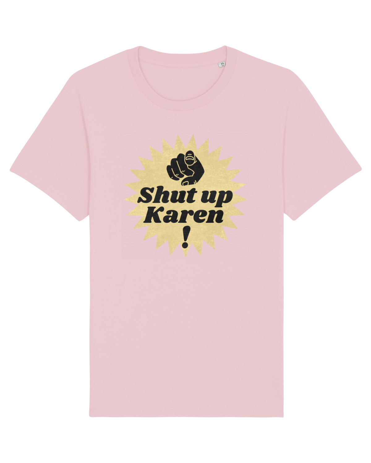Tricou mânecă scurtă Unisex Rocker Cotton Pink