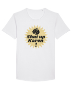 Shut Up Karen Meme Tricou mânecă scurtă guler larg Bărbat Skater