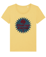 Shut Up Karen Meme Tricou mânecă scurtă guler larg fitted Damă Expresser