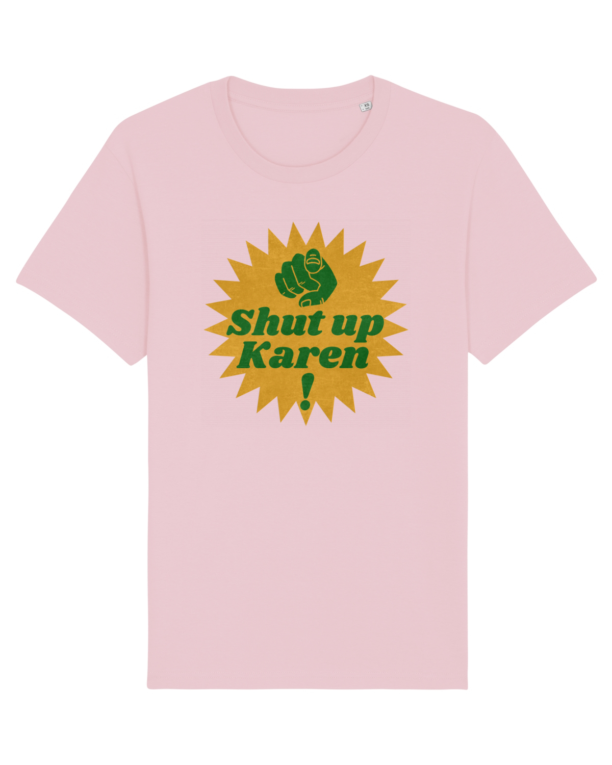 Tricou mânecă scurtă Unisex Rocker Cotton Pink