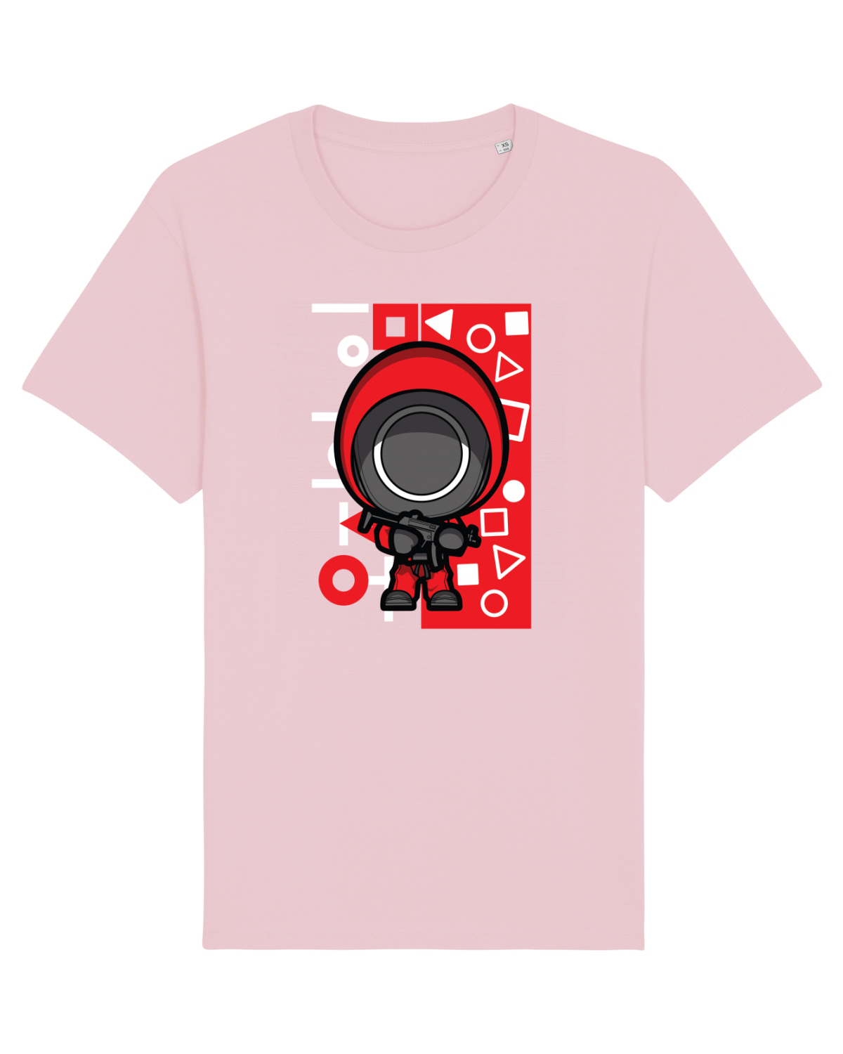 Tricou mânecă scurtă Unisex Rocker Cotton Pink