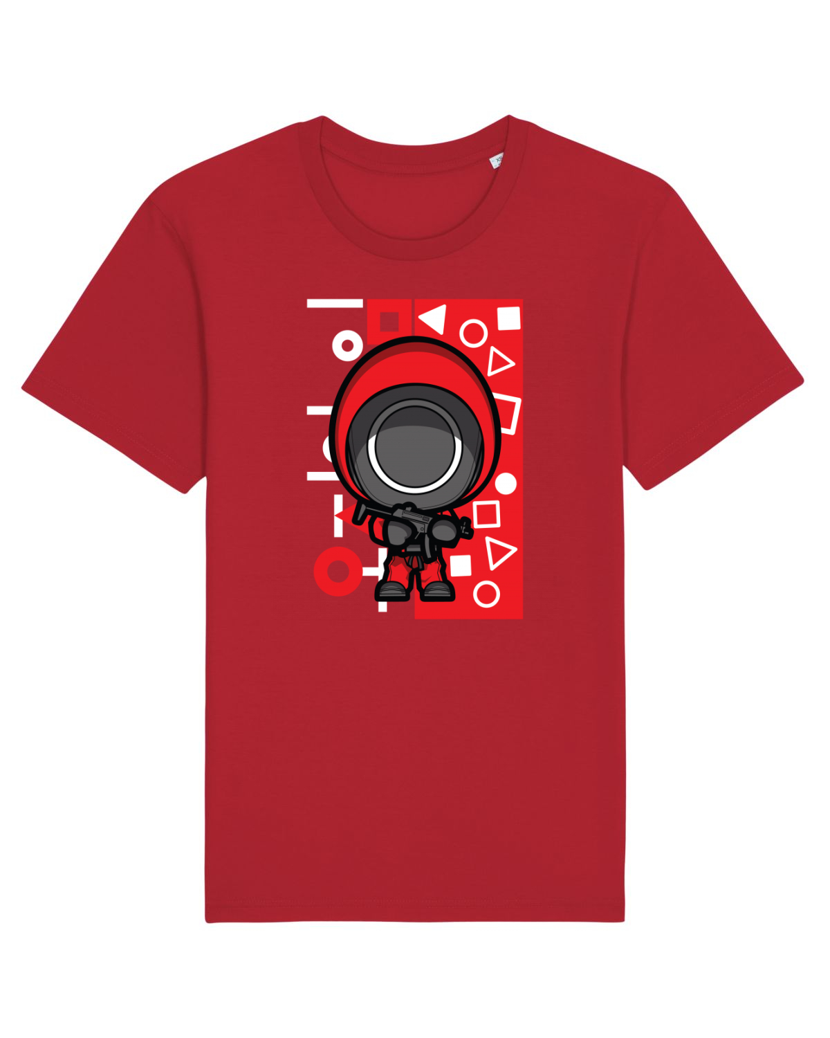 Tricou mânecă scurtă Unisex Rocker Red