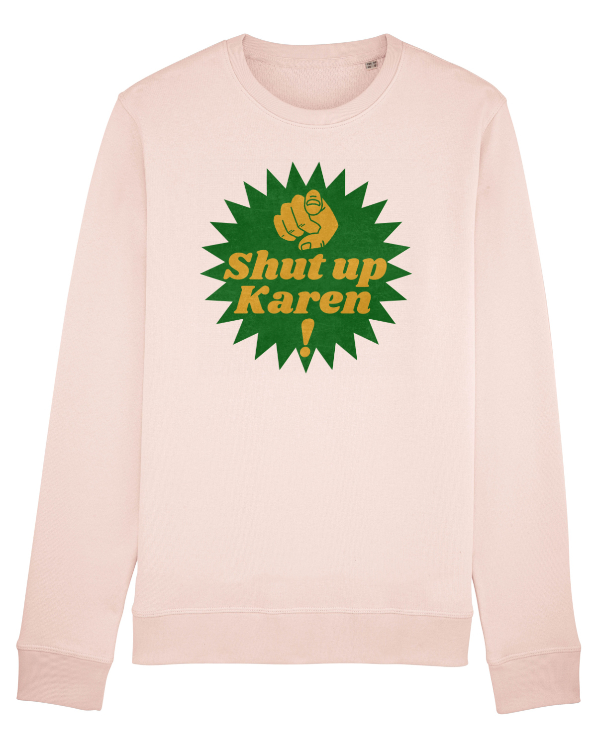 Bluză mânecă lungă Unisex Rise Candy Pink