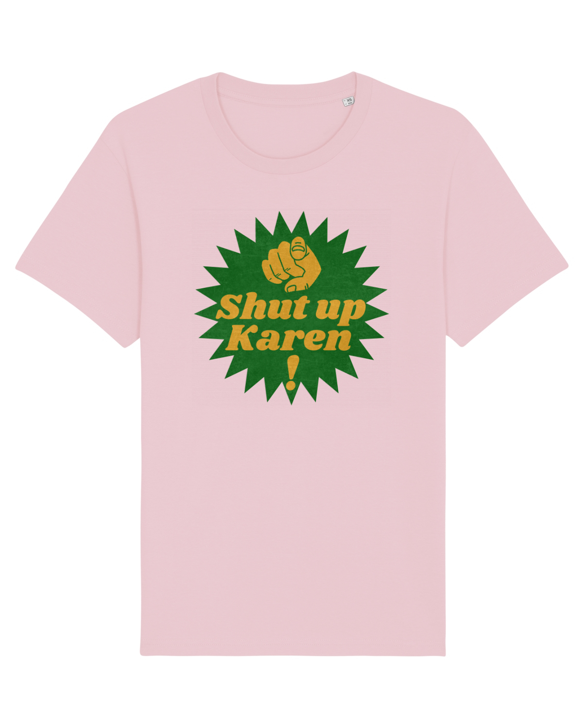 Tricou mânecă scurtă Unisex Rocker Cotton Pink