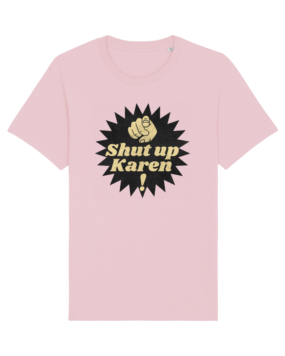 Tricou mânecă scurtă Unisex Rocker Cotton Pink