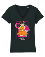 The Doll Squid Game Tricou mânecă scurtă guler V Damă Evoker