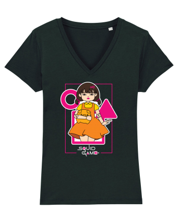 The Doll Squid Game Black