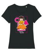 The Doll Squid Game Tricou mânecă scurtă guler larg fitted Damă Expresser