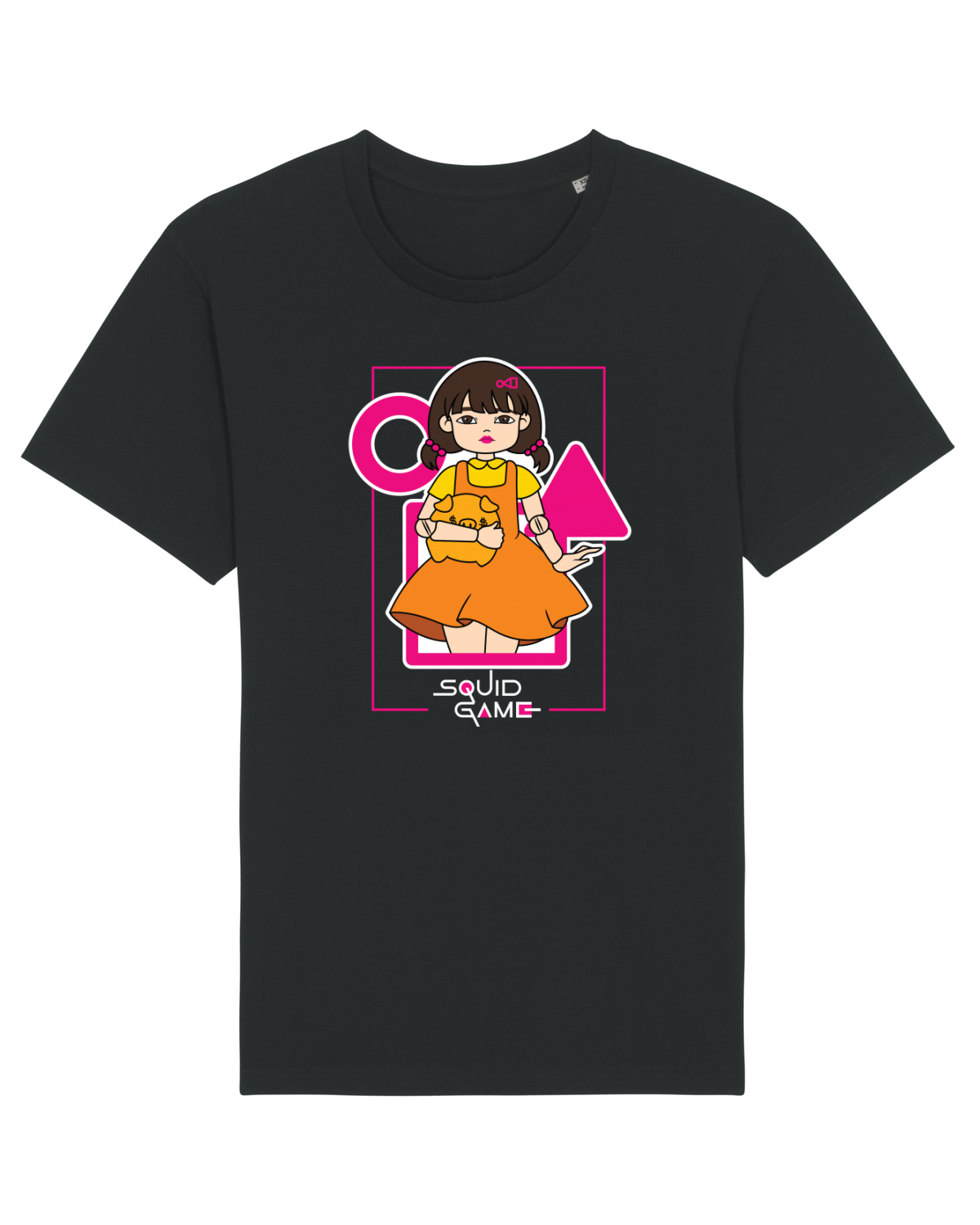Tricou mânecă scurtă Unisex Rocker Black