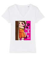 The Doll Squid Game Tricou mânecă scurtă guler V Damă Evoker