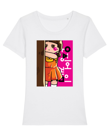 The Doll Squid Game White