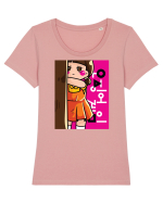 The Doll Squid Game Tricou mânecă scurtă guler larg fitted Damă Expresser