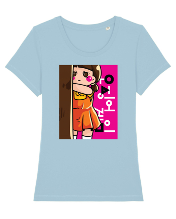 The Doll Squid Game Sky Blue