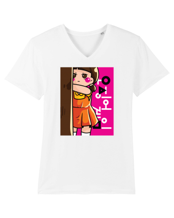 The Doll Squid Game White