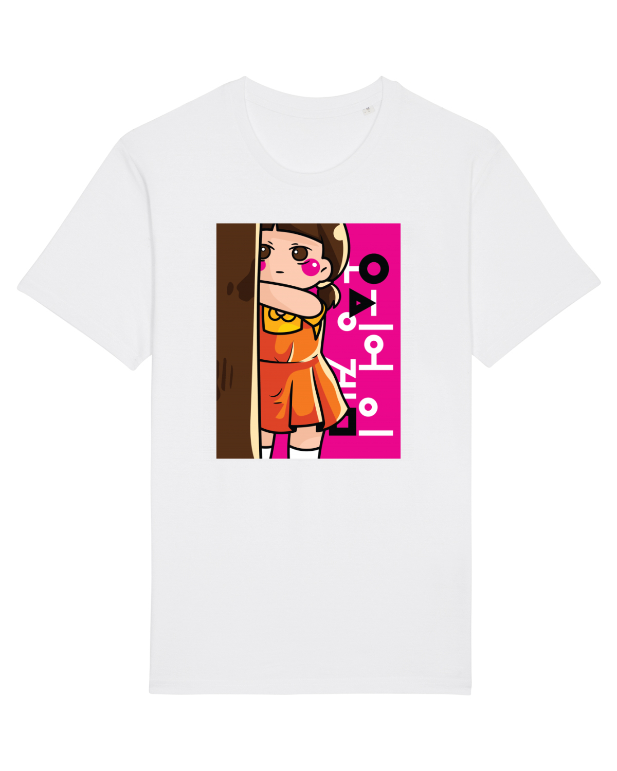 Tricou mânecă scurtă Unisex Rocker White