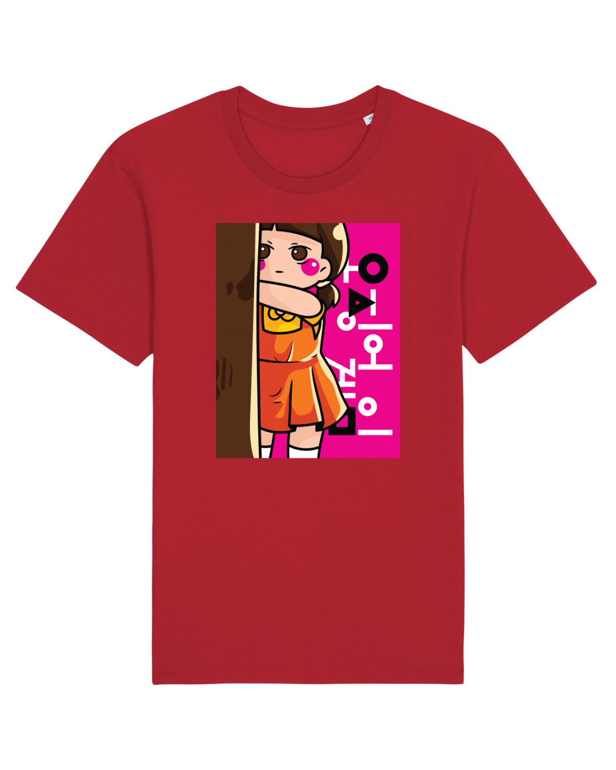 Tricou mânecă scurtă Unisex Rocker Red