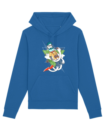 Hipster Cartoon Royal Blue