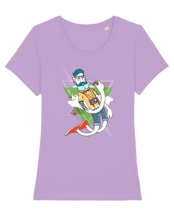 Hipster Cartoon Lavender Dawn