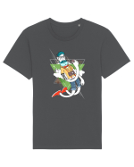 Hipster Cartoon Tricou mânecă scurtă Unisex Rocker