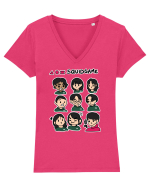 Players Squid Game Tricou mânecă scurtă guler V Damă Evoker
