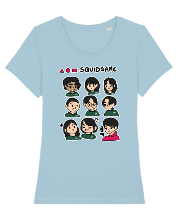 Players Squid Game Sky Blue