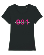 Player 001 Squid Game Tricou mânecă scurtă guler larg fitted Damă Expresser