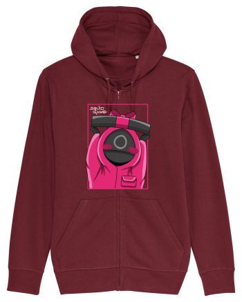 Pink Guardian Squid Game Burgundy