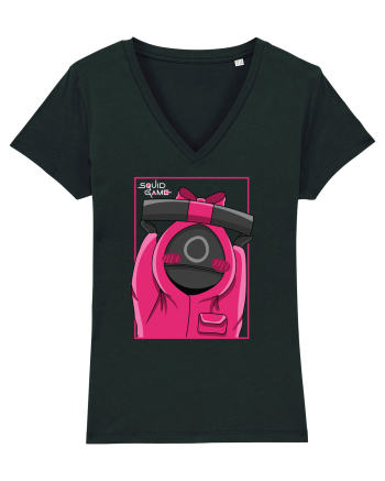 Pink Guardian Squid Game Black