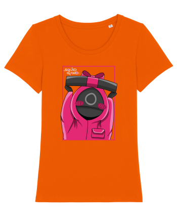 Pink Guardian Squid Game Bright Orange