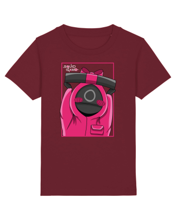 Pink Guardian Squid Game Burgundy