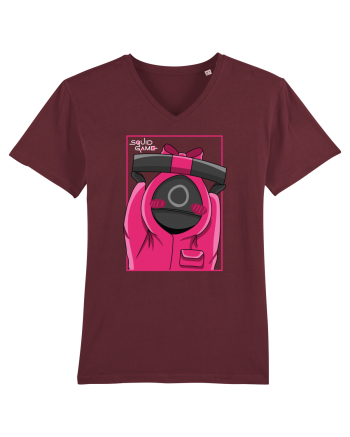 Pink Guardian Squid Game Burgundy