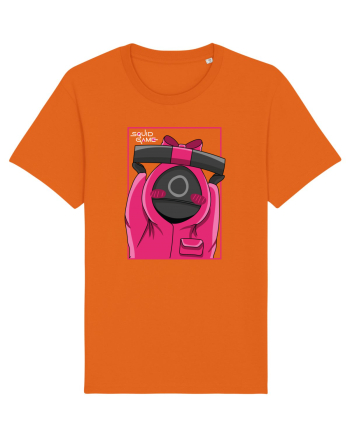 Pink Guardian Squid Game Bright Orange