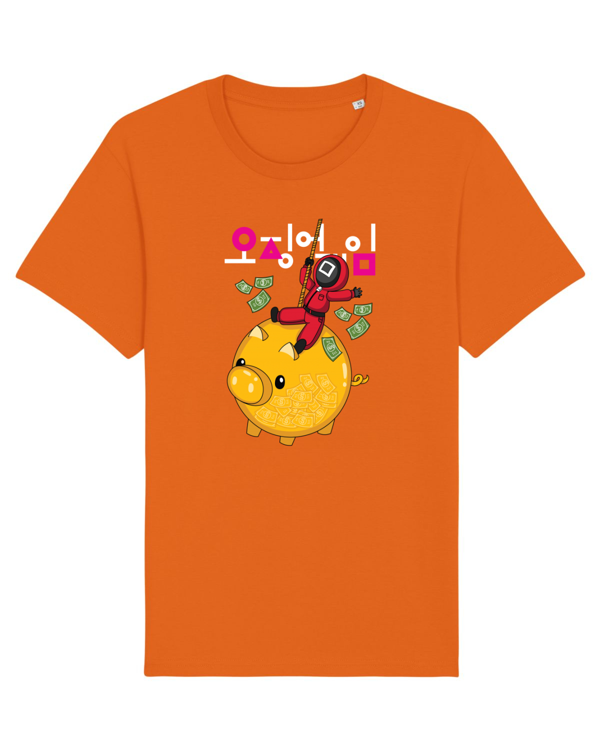 Tricou mânecă scurtă Unisex Rocker Bright Orange