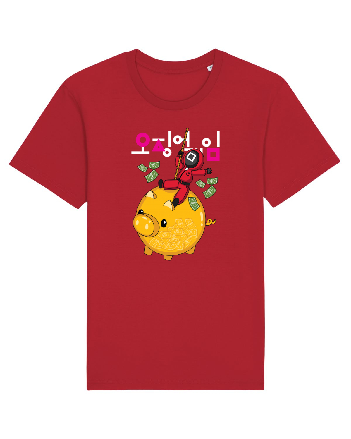 Tricou mânecă scurtă Unisex Rocker Red