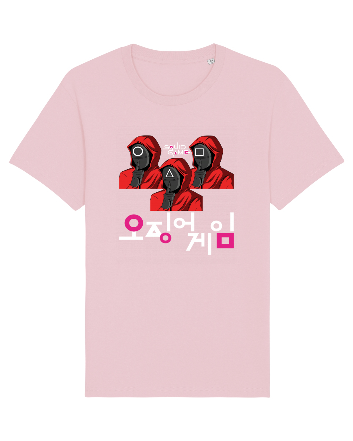 Tricou mânecă scurtă Unisex Rocker Cotton Pink