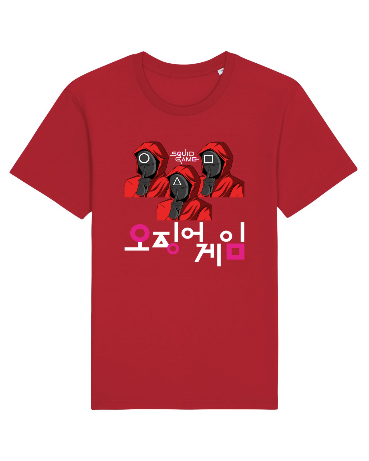 Tricou mânecă scurtă Unisex Rocker Red