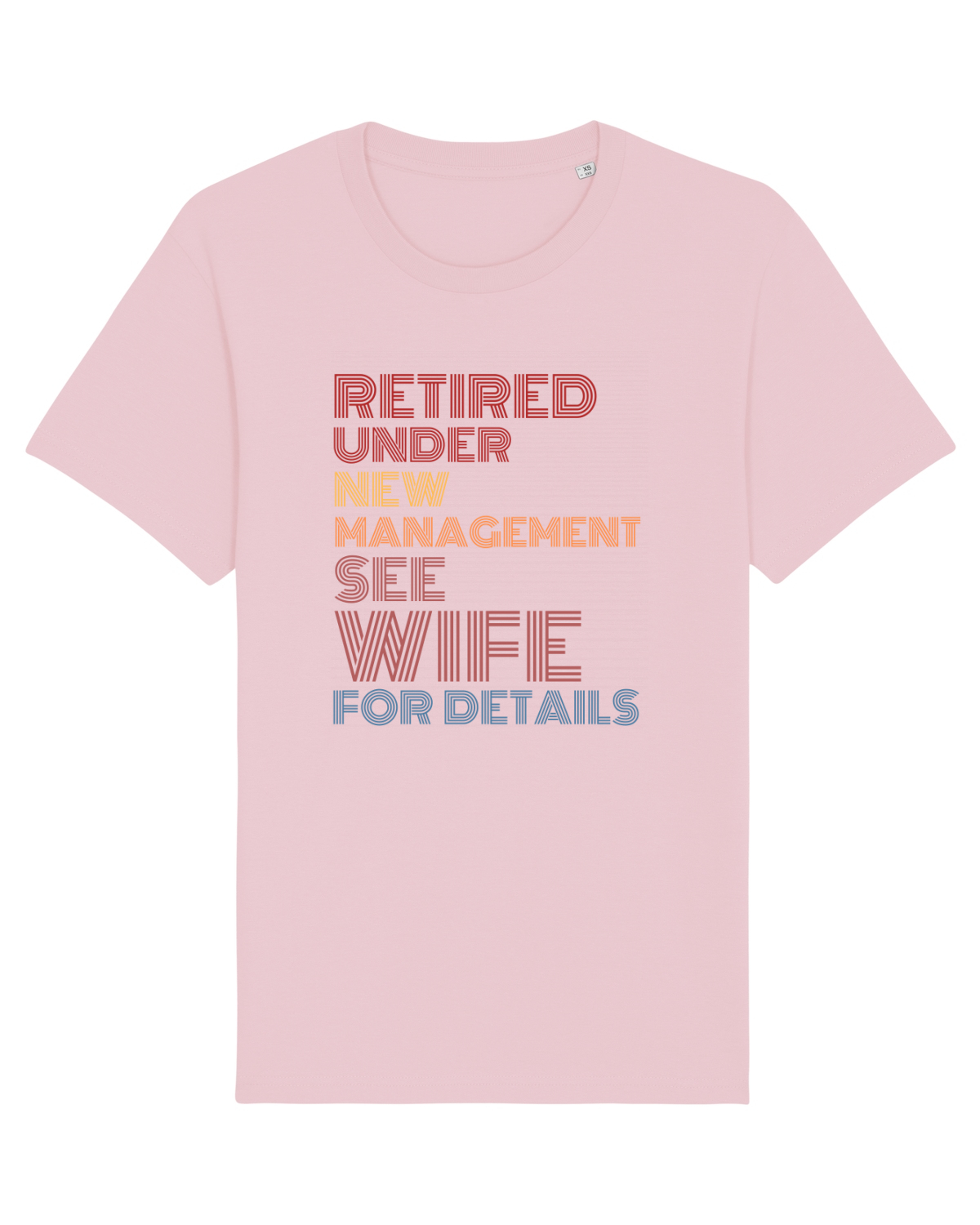 Tricou mânecă scurtă Unisex Rocker Cotton Pink
