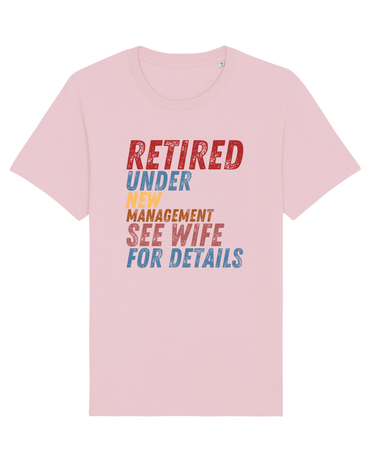 Tricou mânecă scurtă Unisex Rocker Cotton Pink
