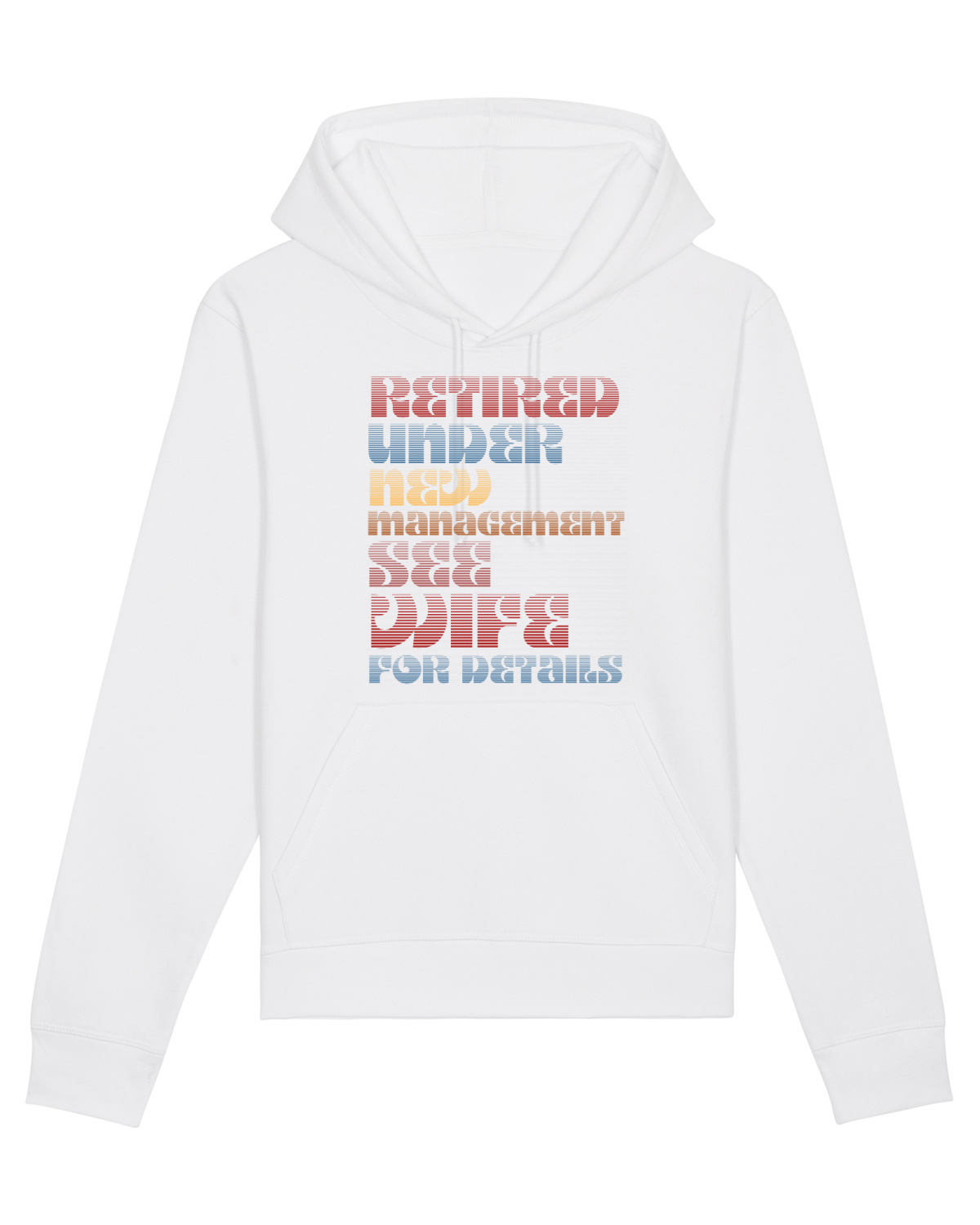 Hanorac Unisex Drummer White