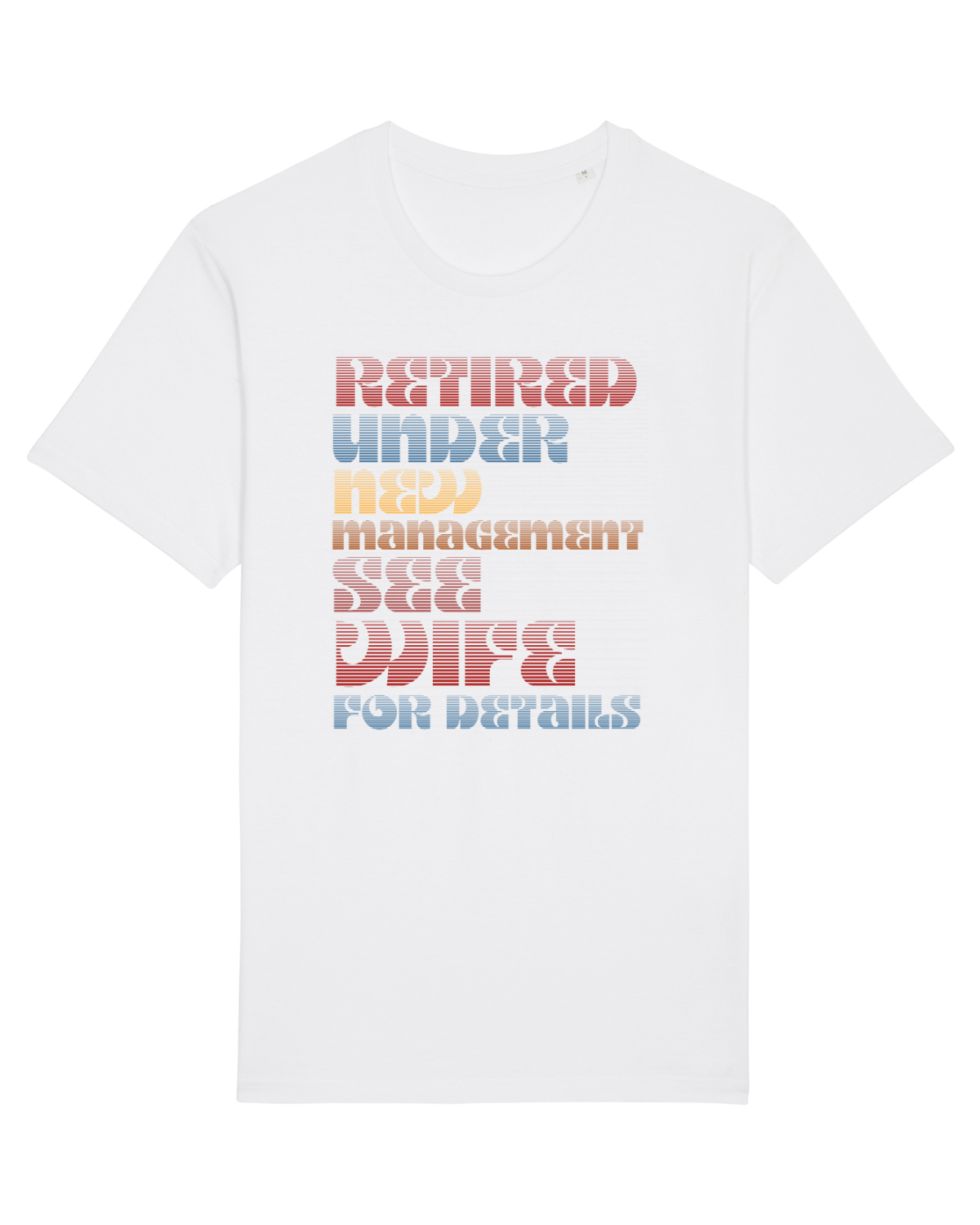 Tricou mânecă scurtă Unisex Rocker White