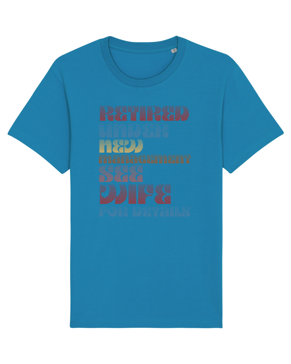 Tricou mânecă scurtă Unisex Rocker Azur