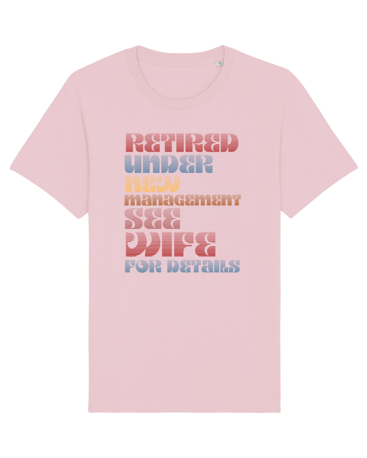 Tricou mânecă scurtă Unisex Rocker Cotton Pink