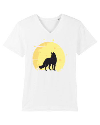 Vulpe la Luna Galben White