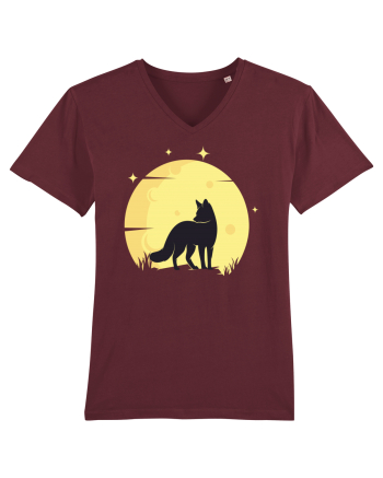 Vulpe la Luna Galben Burgundy