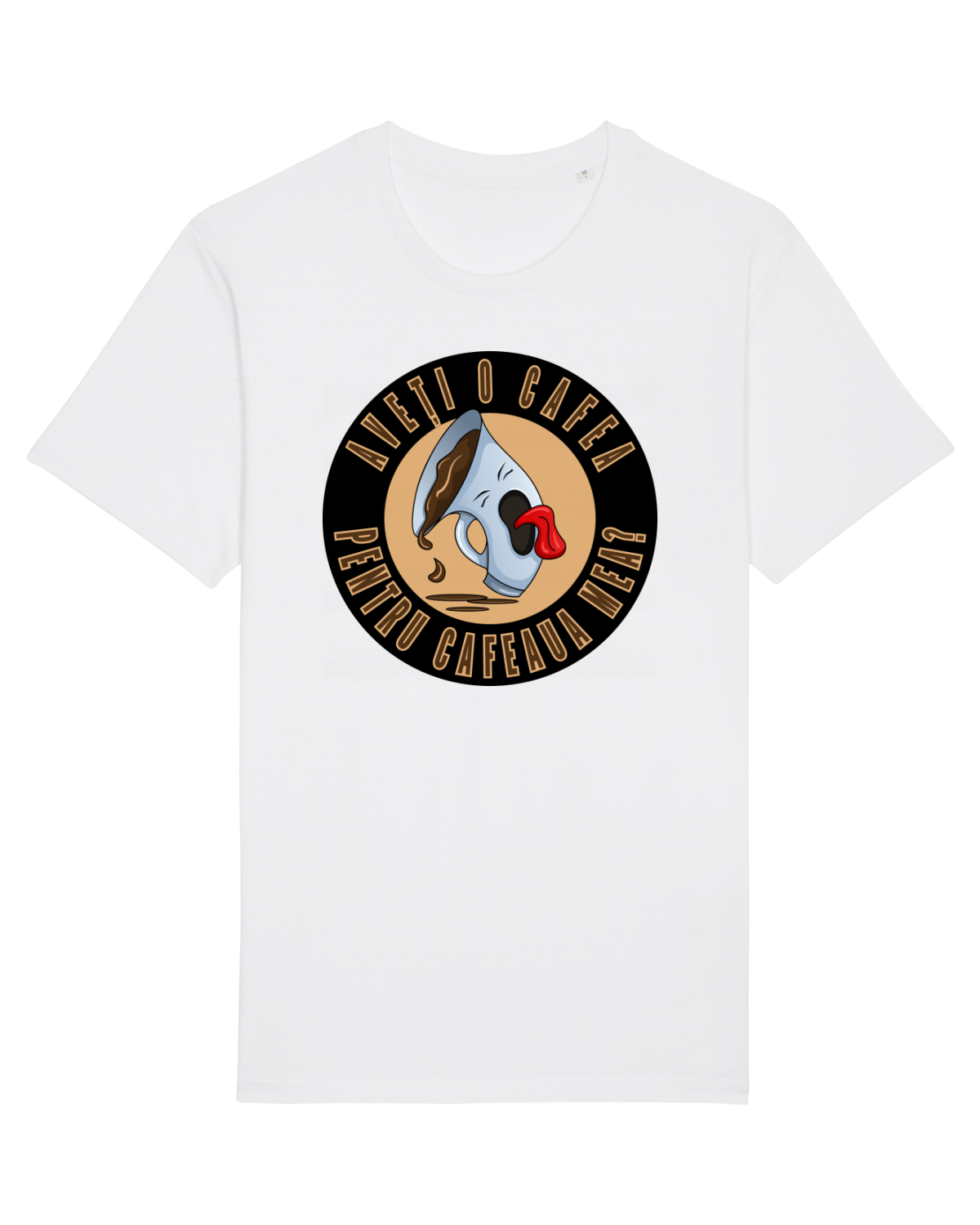 Tricou mânecă scurtă Unisex Rocker White